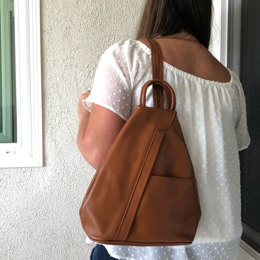 Tuscany Leather Convertible Backpack Purse